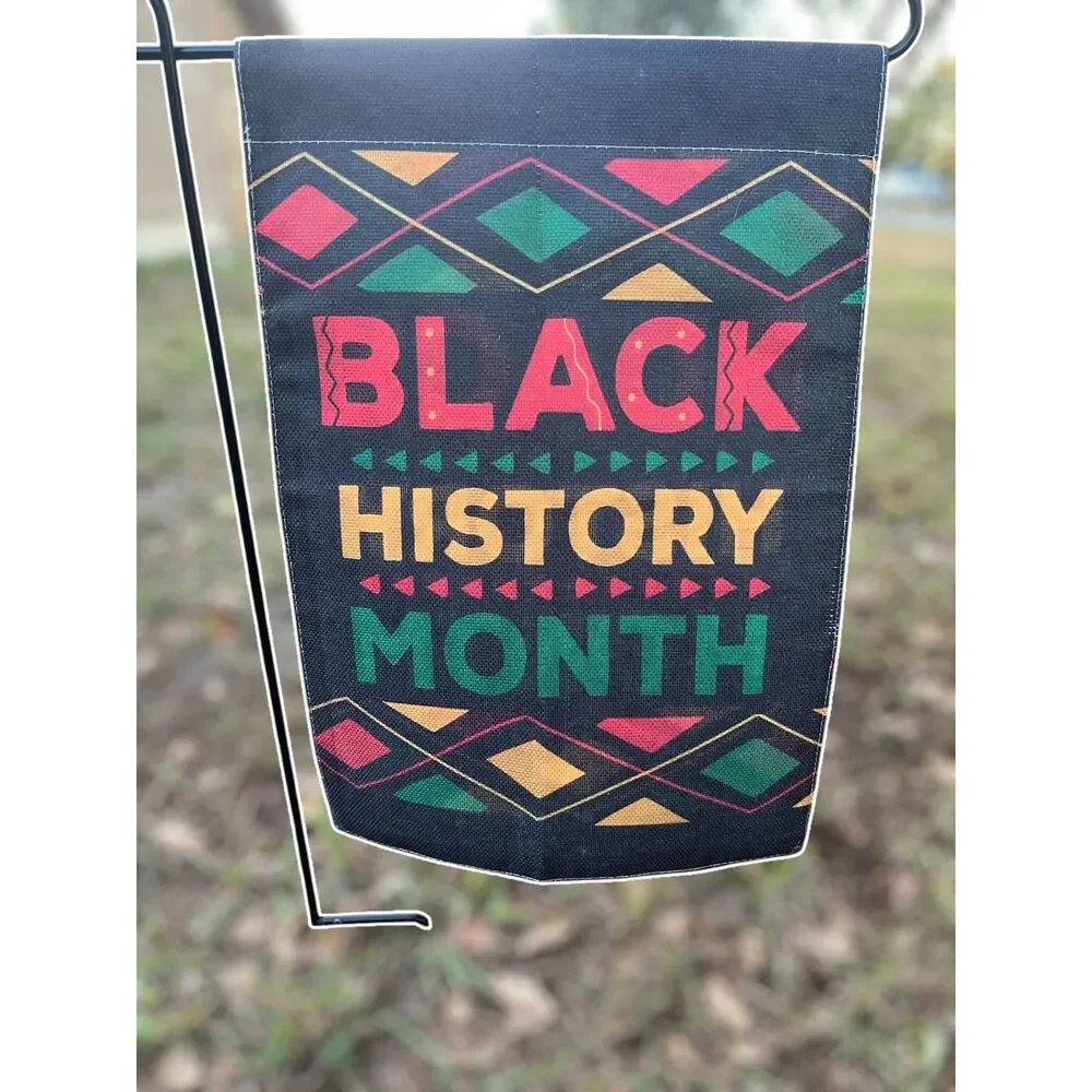 Black History Month Garden Flag